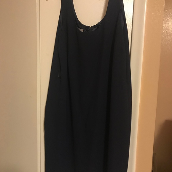 Two Piece Sparkly Gray Jacket over Black Dress - Picture 3 of 6